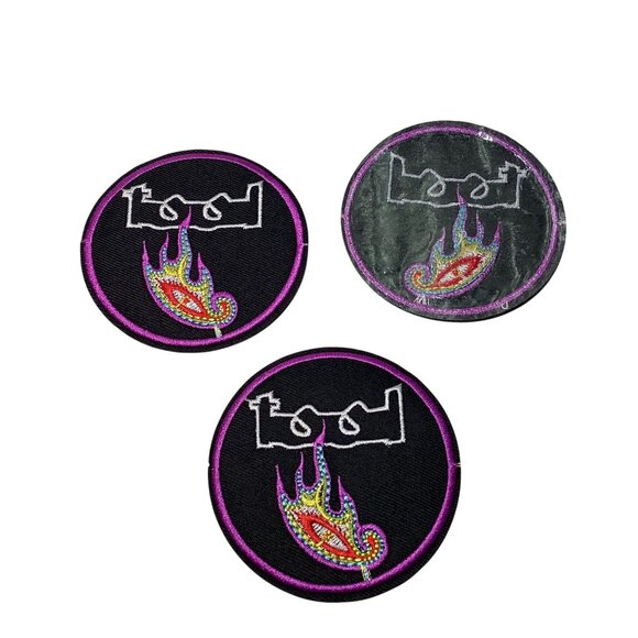 Tool (the band) 3" Eye Logo Patch [Lot of 3 Patches] Embroidered Iron or Sew On - Picture 2 of 2